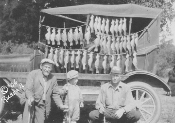 Black Bass Catch at Lake Moreno, 1923